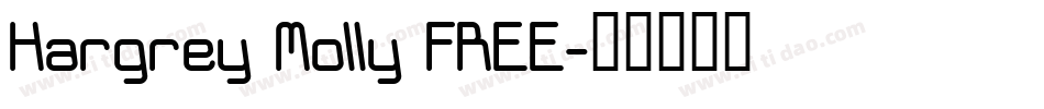 Hargrey Molly FREE字体转换